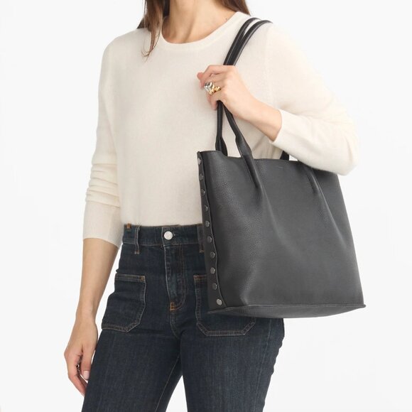 HAMMITT OLIVER ZIP (BLACK LEATHER TOTE) - Picture 2 of 9